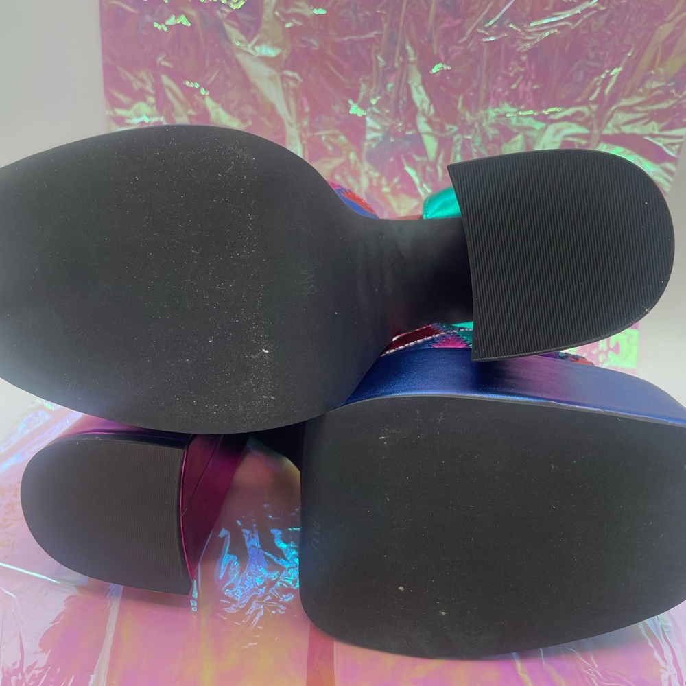 Jeffrey Campbell Seventyone Patchwork Platforms - image 6